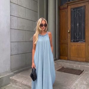 Flowa dress blue - HQ3579