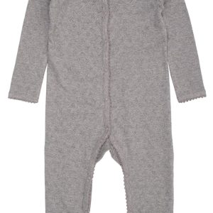 Heldragt m. Hjerte Pointelle - Grey Mel.