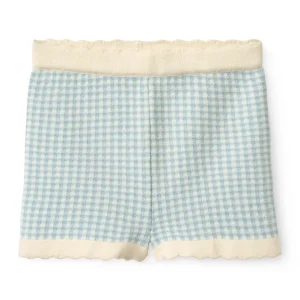Ternet Jacquard Shorts - Dusty Blue Check