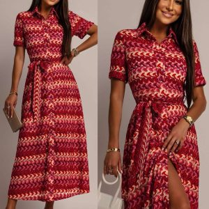 Mazja dress rouge - 26891